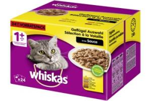 Whiskas Adult 1+ Sauce 24 x 100 g Sélection de volaille