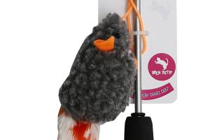 Canne à pêche télescopique avec souris sonore