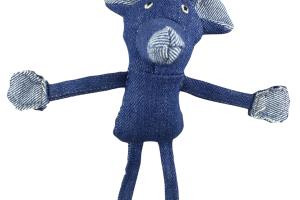 Peluche Souris jean avec herbe à chat