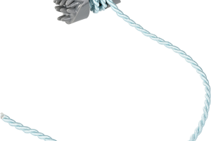 AniOne Jouet rouleau Catnip TPR avec corde