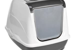 AniOne Maison de Toilette pour Chat "Flip Cat" S gris foncé AniOne Maison de Toilette pour Chat "Flip Cat" S gris foncé