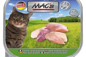 MAC's Cat 16x100g Canard, dinde et poulet MAC's Cat 16x100g Canard, dinde et poulet