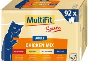 MultiFit Adult Chicken Mix Multipack XXL 92 x 100 g MultiFit Adult Chicken Mix Multipack XXL 92 x 100 g