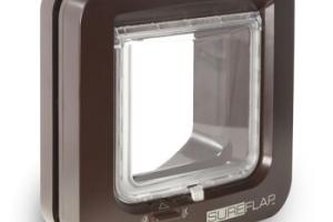 SureFlap Chatière commandée par puce électronique marron SureFlap Chatière commandée par puce électronique marron