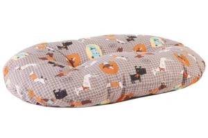 ZAZU The Ovales Coussin pour chien coloré L