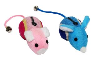 Souris Balle de tennis et Clochette avec Herbe à chat