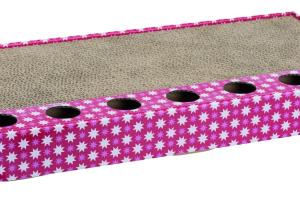 Trixie Griffoir carton interactif Stars avec jouet Trixie Griffoir carton interactif Stars avec jouet