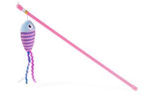 Vadigran Jouet Chat Canne à Pêche Poisson