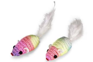 Vadigran Jouet Chat Souris avec Plume Vadigran Jouet Chat Souris avec Plume