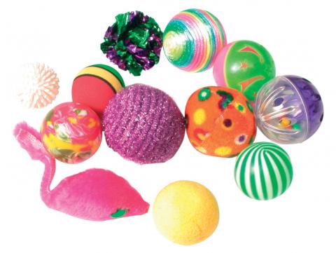 Lot de balles fantaisies